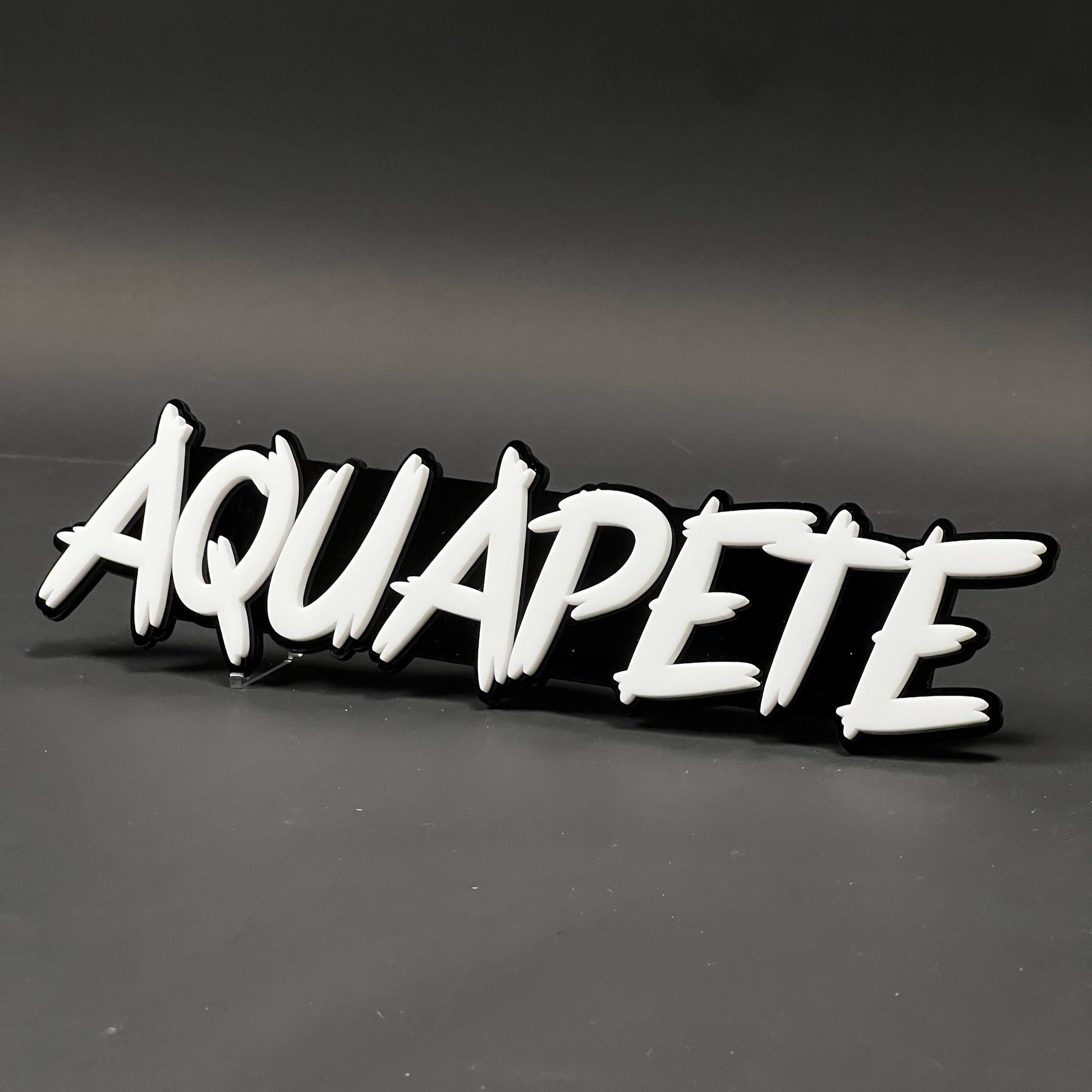 1PC AQUAPETE 3D Acrylic Badge - Car Truck Emblem Fender Tailgate Trunk Sticker