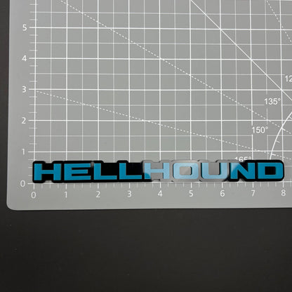 1PC HELLHOUND 3D Acrylic Badge - Car Truck Emblem Fender Tailgate Trunk Sticker