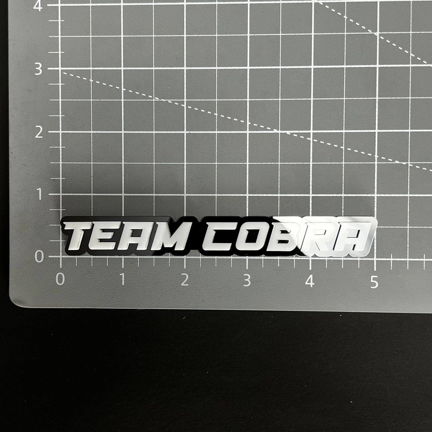 1PC TEAM COBRA 3D Acrylic Badge - Car Truck Emblem Fender Tailgate Trunk Sticker