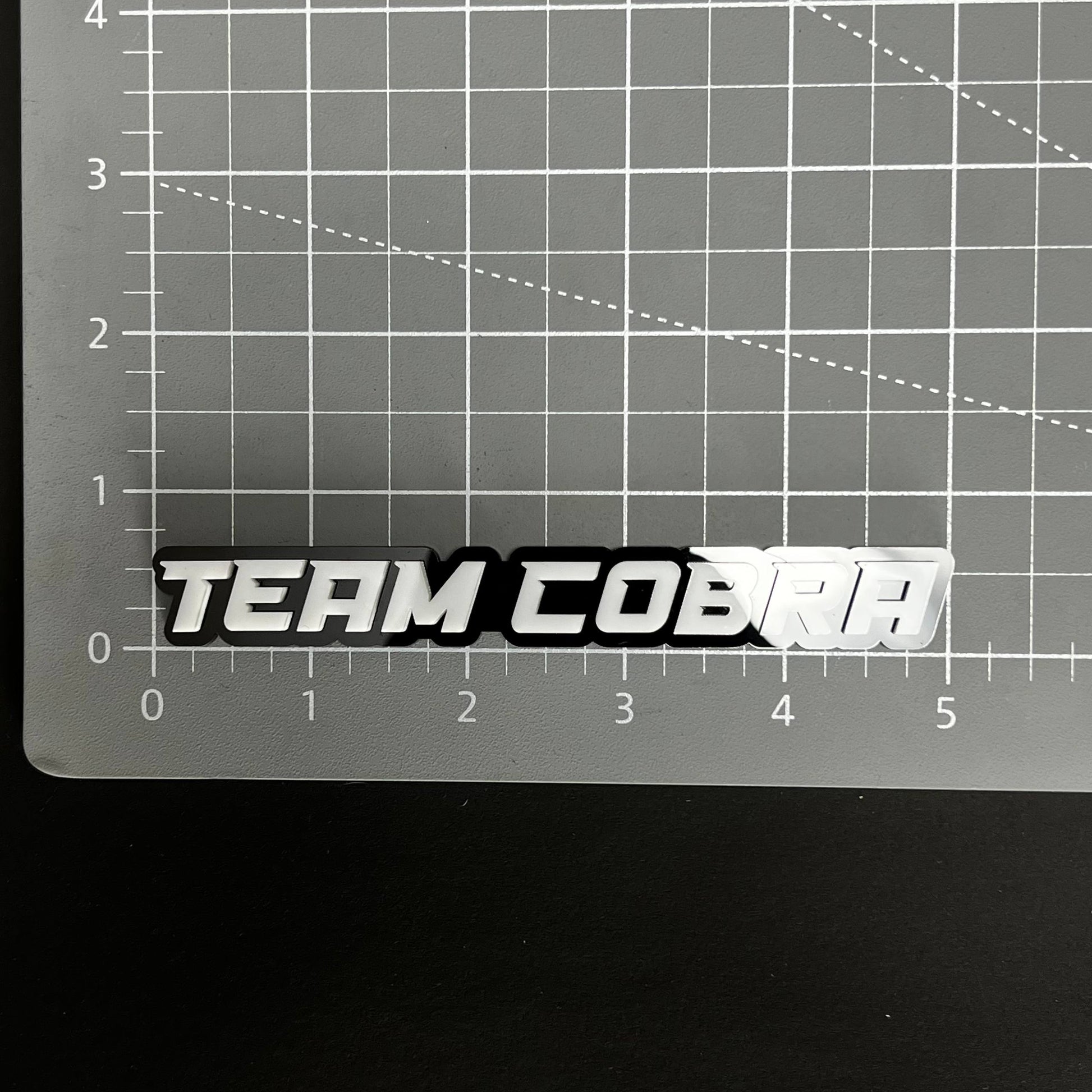 1PC TEAM COBRA 3D Acrylic Badge - Car Truck Emblem Fender Tailgate Trunk Sticker