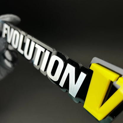 1PC EVOLUTION V 3D Acrylic Badge - Car Truck Emblem Fender Sticker