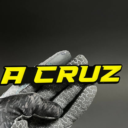 1PC A CRUZ 3D Acrylic Badge - Car Truck Emblem Fender Tailgate Trunk Sticker