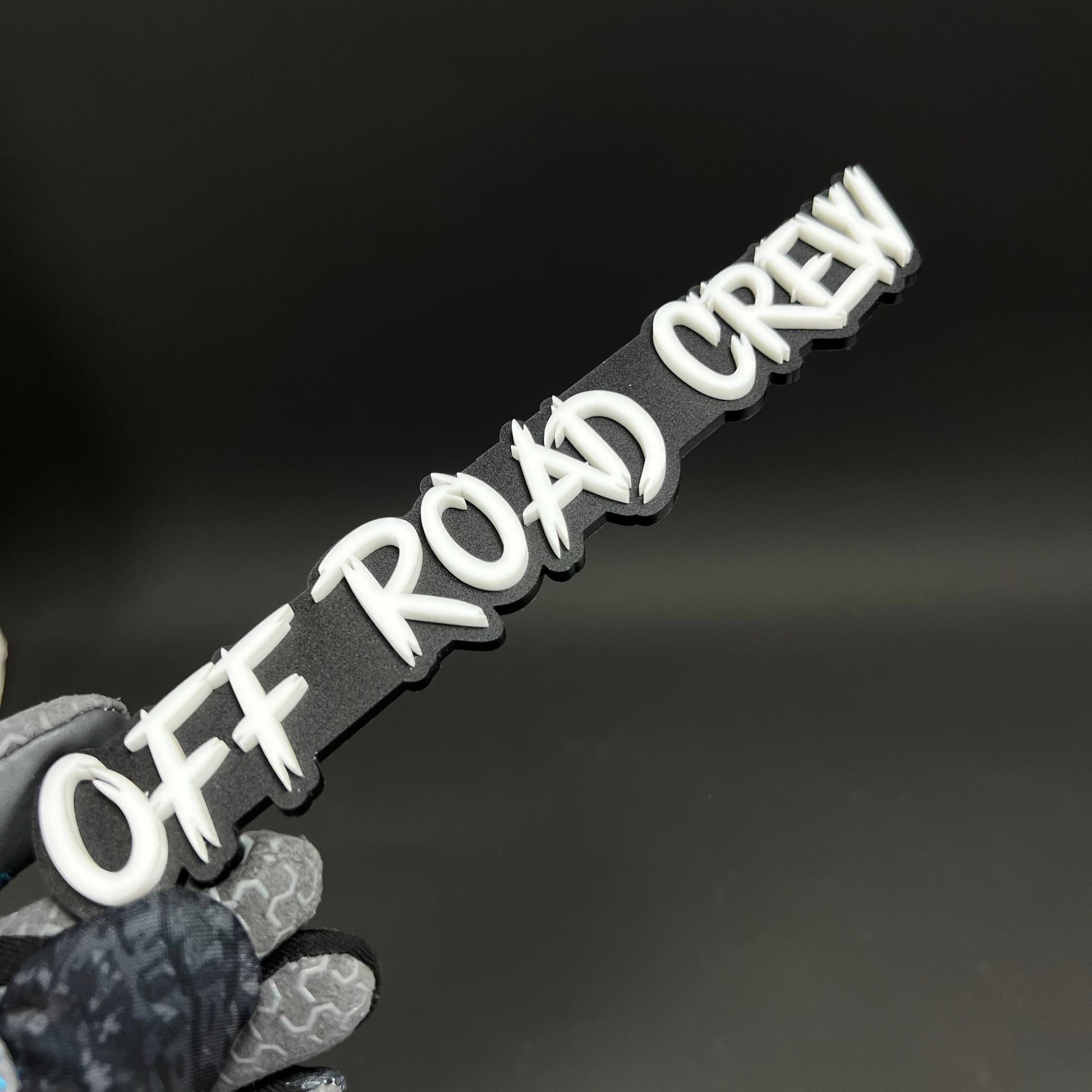 1PC OFF ROAD CREW 3D Acrylic Badge - Car Truck Emblem Fender Sticker