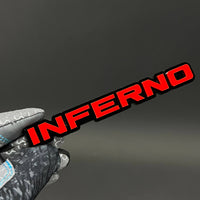 1PC INFERNO 3D Acrylic Badge - Car Truck Emblem Fender Tailgate Trunk Sticker