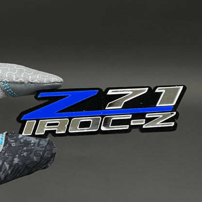 1PC Z71 IROC-Z 3D Acrylic Badge - Car Truck Emblem Fender Tailgate Trunk Sticker