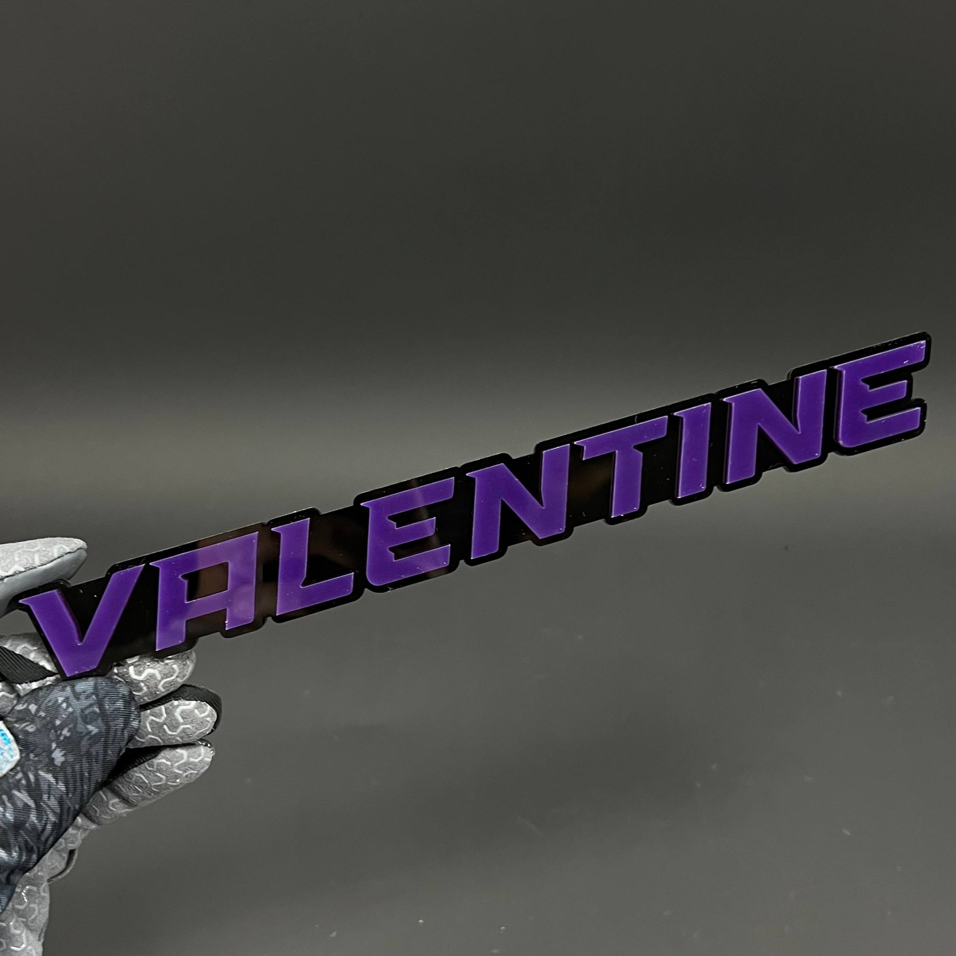 1PC VALENTINE 3D Acrylic Badge - Car Truck Emblem Fender Tailgate Trunk Sticker