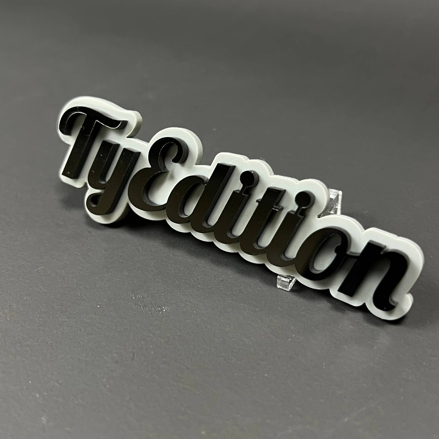 1PC TyEdition 3D Acrylic Badge - Car Truck Emblem Fender Tailgate Trunk Sticker