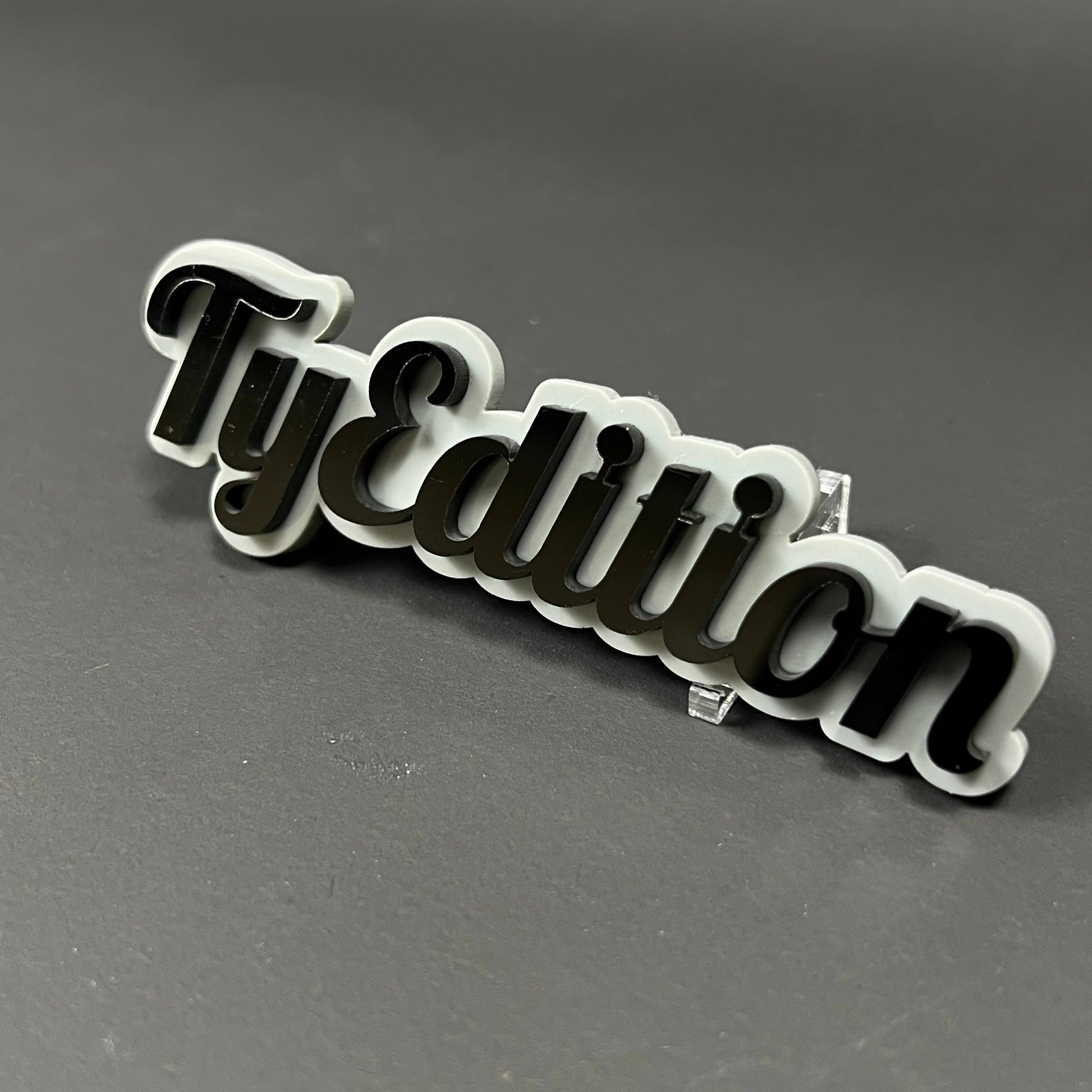 1PC TyEdition 3D Acrylic Badge - Car Truck Emblem Fender Tailgate Trunk Sticker