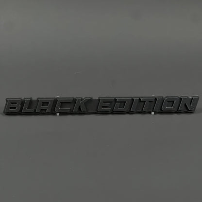 Black Edition 3D Acrylic Badge - Car Truck Emblem Fender Tailgate Trunk Sticker