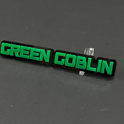 1PC GREEN GOBLIN 3D Acrylic Badge - Car Truck Emblem Fender Sticker