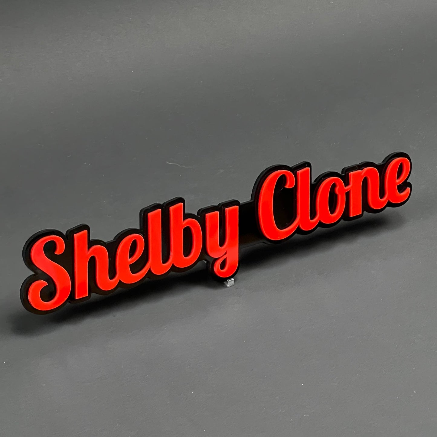 1PC Shelby Clone 3D Acrylic Badge - Car Truck Emblem Fender Sticker