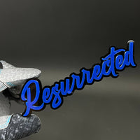 1PC Resurrected 3D Acrylic Badge - Car Truck Emblem Fender Sticker