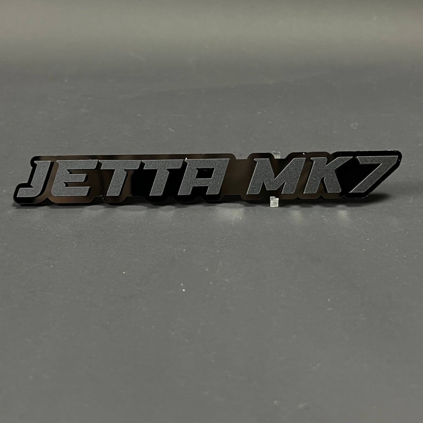 1PC JETTA MK7 3D Acrylic Badge - Car Truck Emblem Fender Tailgate Trunk Sticker