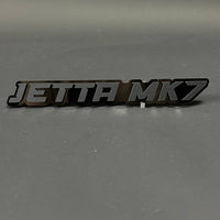 1PC JETTA MK7 3D Acrylic Badge - Car Truck Emblem Fender Tailgate Trunk Sticker