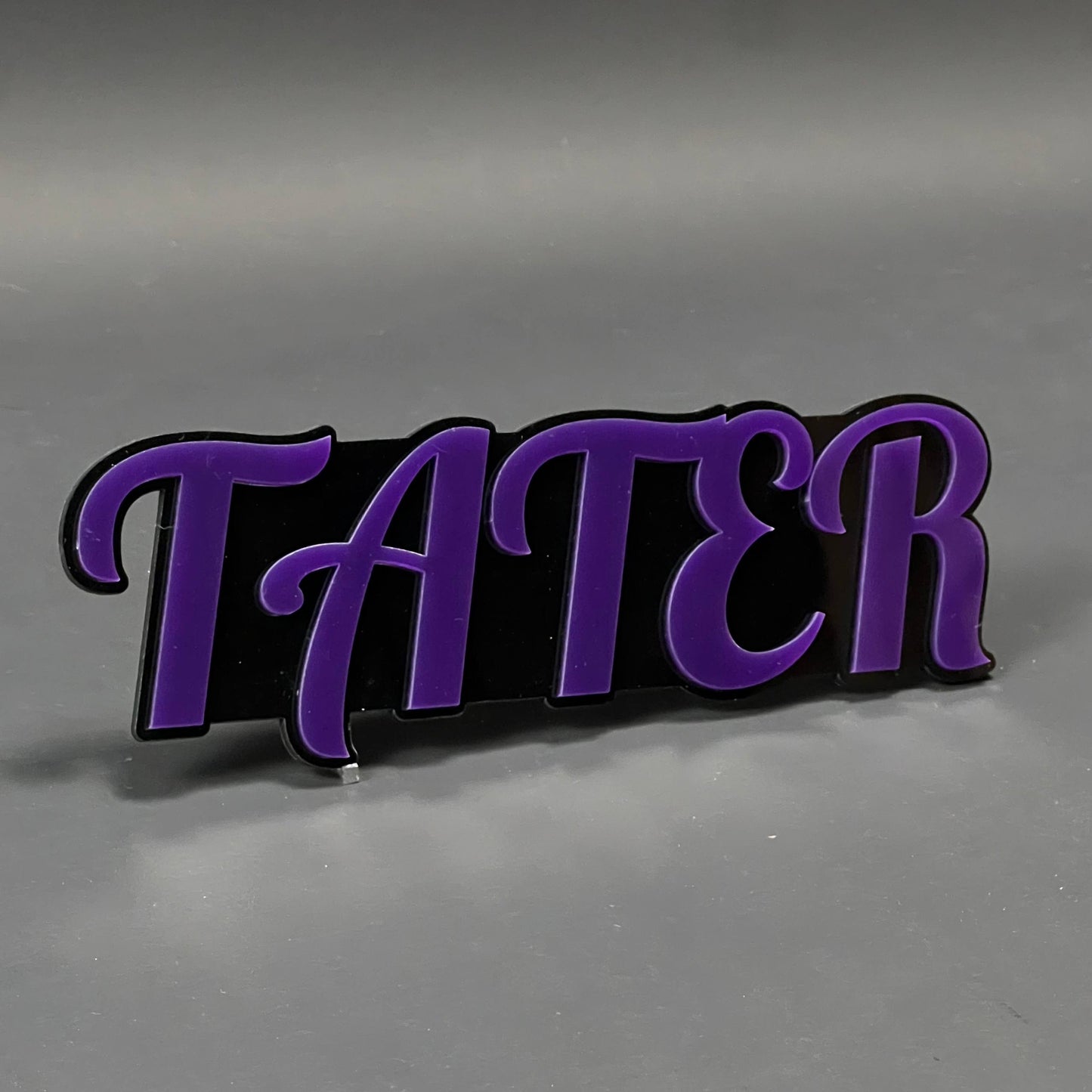 1PC TATER 3D Acrylic Badge - Car Truck Emblem Fender Tailgate Trunk Sticker