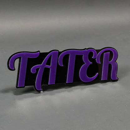 1PC TATER 3D Acrylic Badge - Car Truck Emblem Fender Tailgate Trunk Sticker