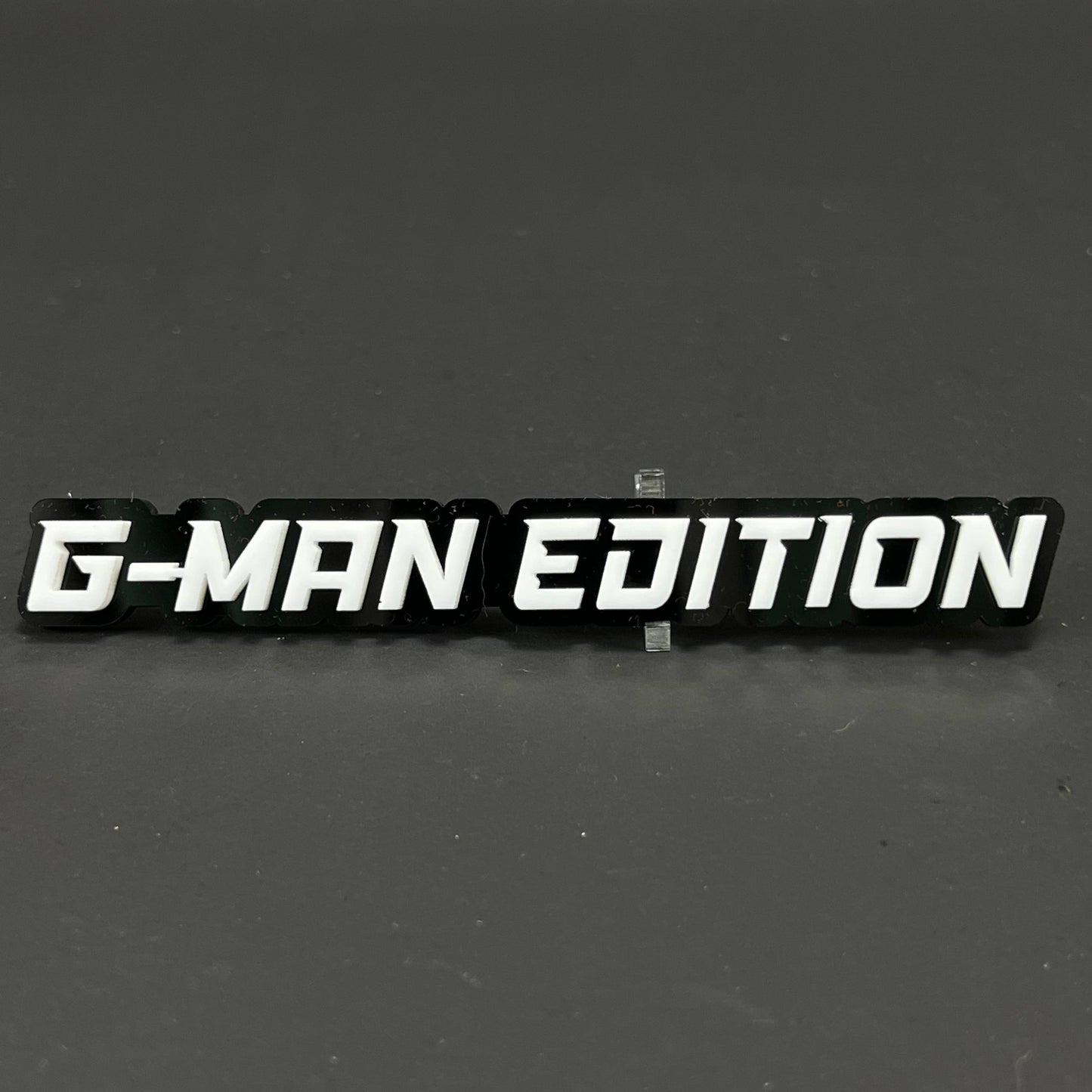 1PC G-MAN EDITION 3D Acrylic Badge - Car Truck Emblem Fender Sticker