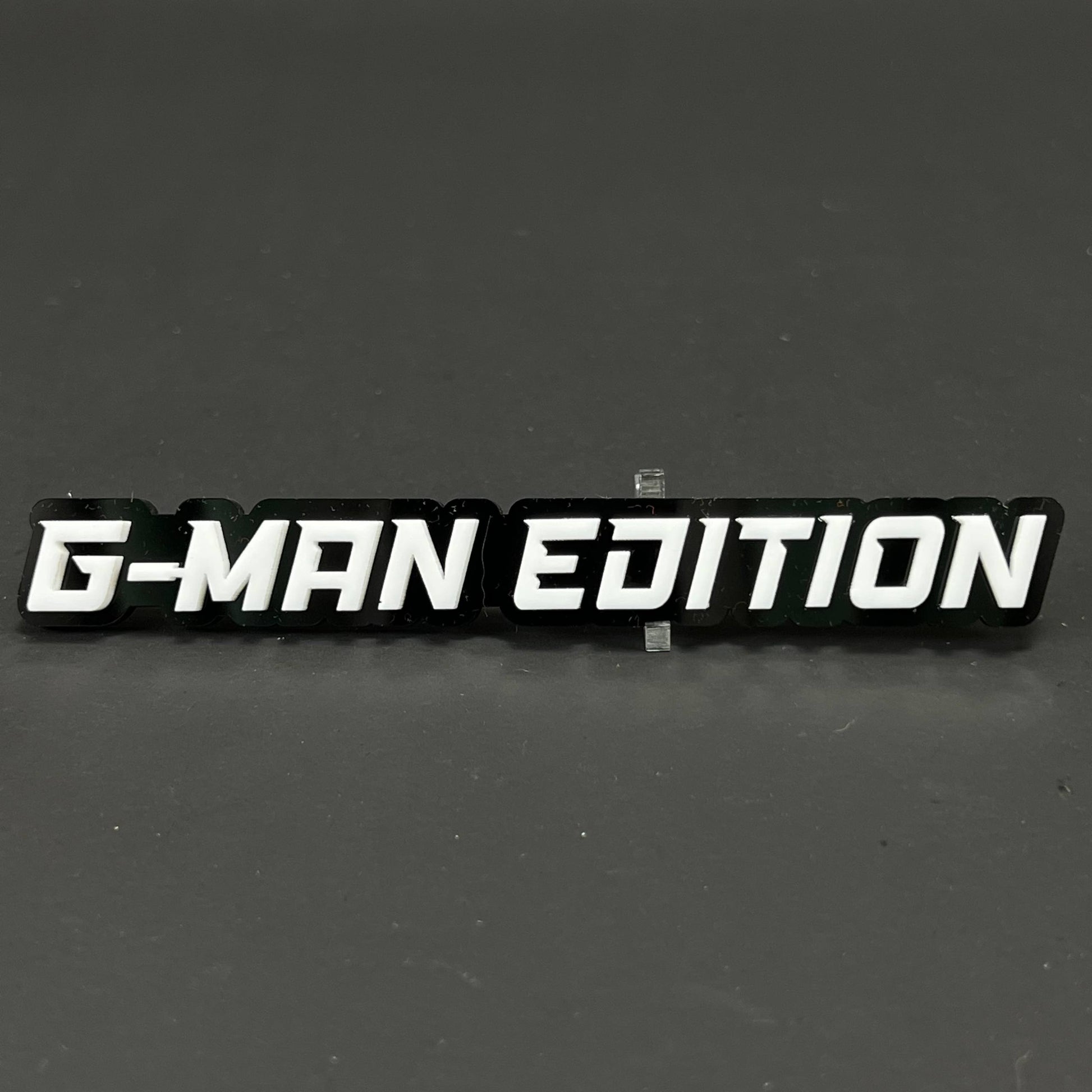 1PC G-MAN EDITION 3D Acrylic Badge - Car Truck Emblem Fender Sticker