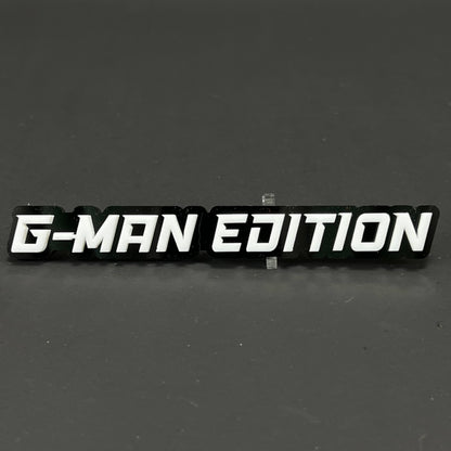 1PC G-MAN EDITION 3D Acrylic Badge - Car Truck Emblem Fender Sticker