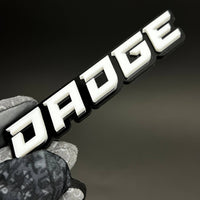 1PC DADGE 3D Acrylic Badge - Car Truck Emblem Fender Tailgate Trunk Sticker