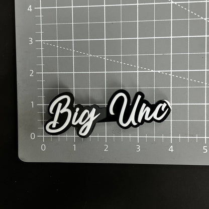 1PC Big Unc 3D Acrylic Badge - Car Truck Emblem Fender Tailgate Trunk Sticker