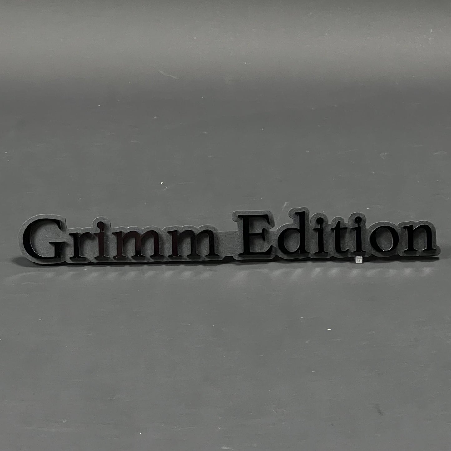 1PC Grimm Edition 3D Acrylic Badge - Car Truck Emblem Fender Sticker