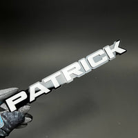 1PC PATRICK 3D Acrylic Badge - Car Truck Emblem Fender Tailgate Trunk Sticker