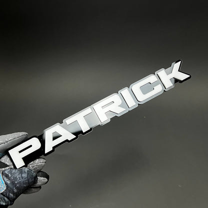1PC PATRICK 3D Acrylic Badge - Car Truck Emblem Fender Tailgate Trunk Sticker