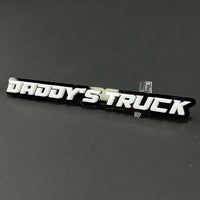 1PC DADDY'S TRUCK 3D Acrylic Badge - Car Truck Emblem Fender Sticker