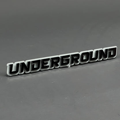 1PC UNDERGROUND 3D Acrylic Badge - Car Truck Emblem Fender Tailgate Trunk Sticker