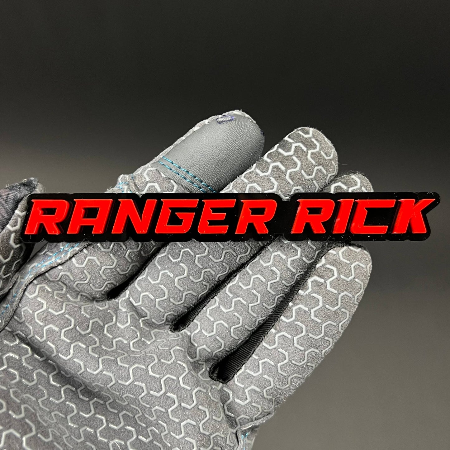 1PC RANGER RICK 3D Acrylic Badge - Car Truck Emblem Fender Sticker