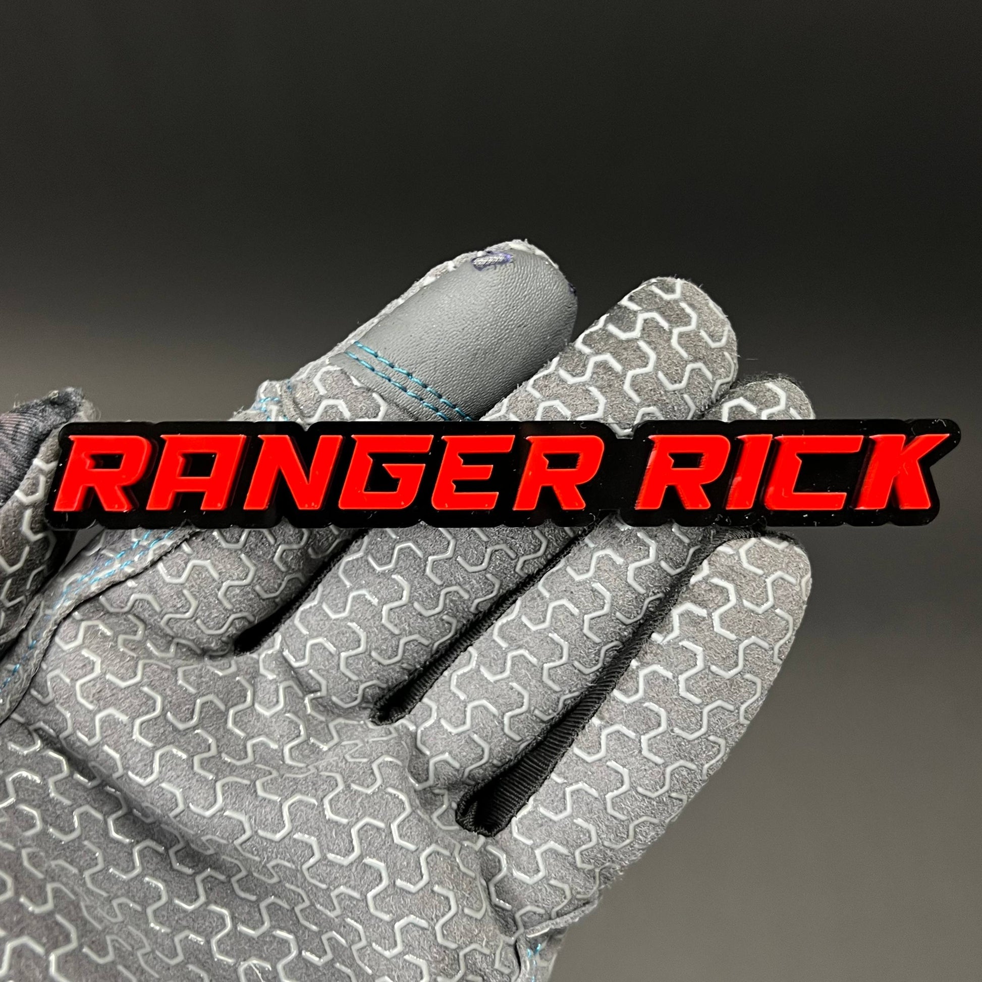 1PC RANGER RICK 3D Acrylic Badge - Car Truck Emblem Fender Sticker
