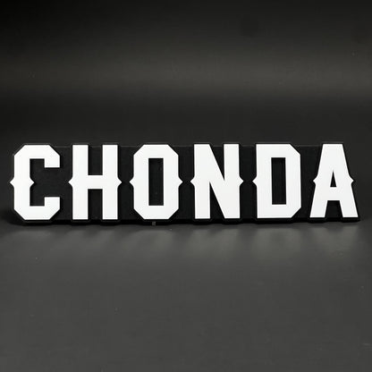 1PC CHONDA 3D Acrylic Badge - Car Truck Emblem Fender Tailgate Trunk Sticker