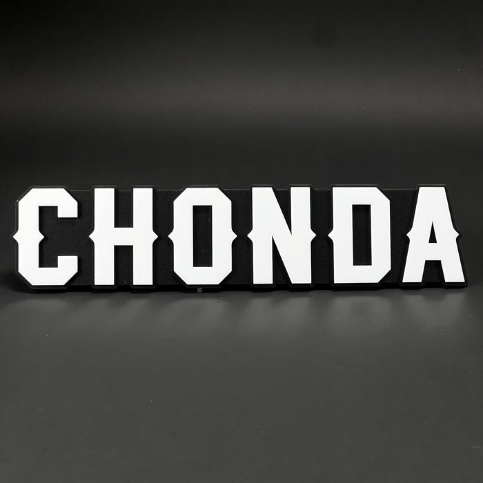 1PC CHONDA 3D Acrylic Badge - Car Truck Emblem Fender Tailgate Trunk Sticker
