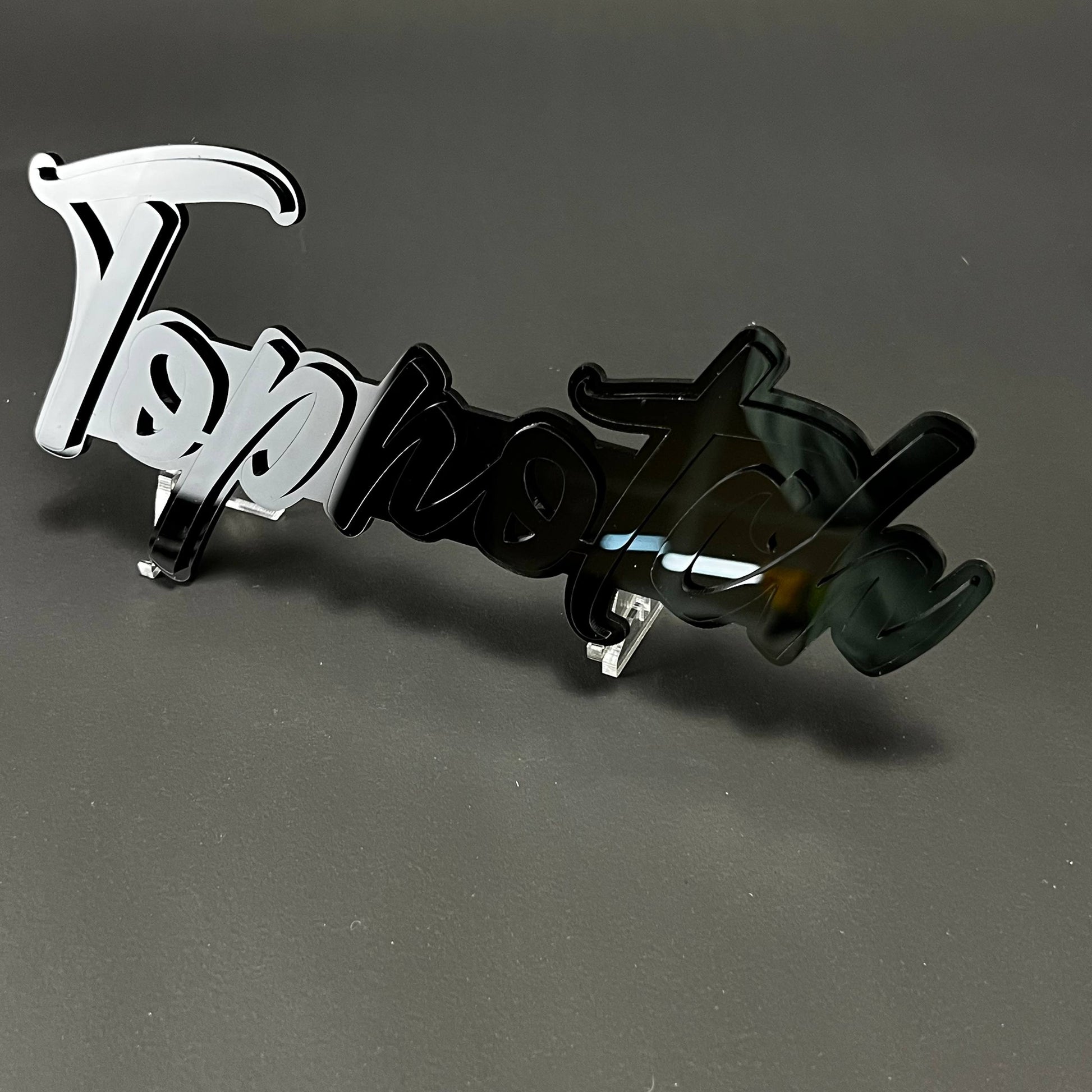 1PC Topnotch 3D Acrylic Badge - Car Truck Emblem Fender Tailgate Trunk Sticker