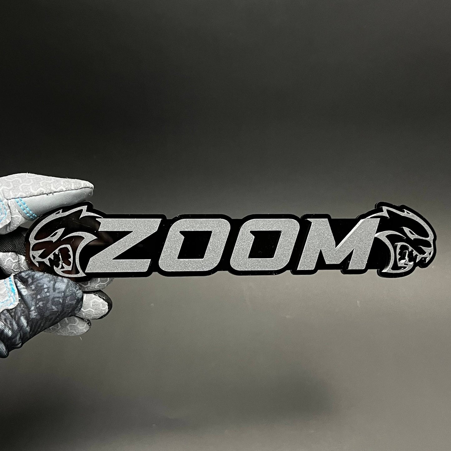 1PC ZOOM 3D Acrylic Badge - Car Truck Emblem Fender Tailgate Trunk Sticker