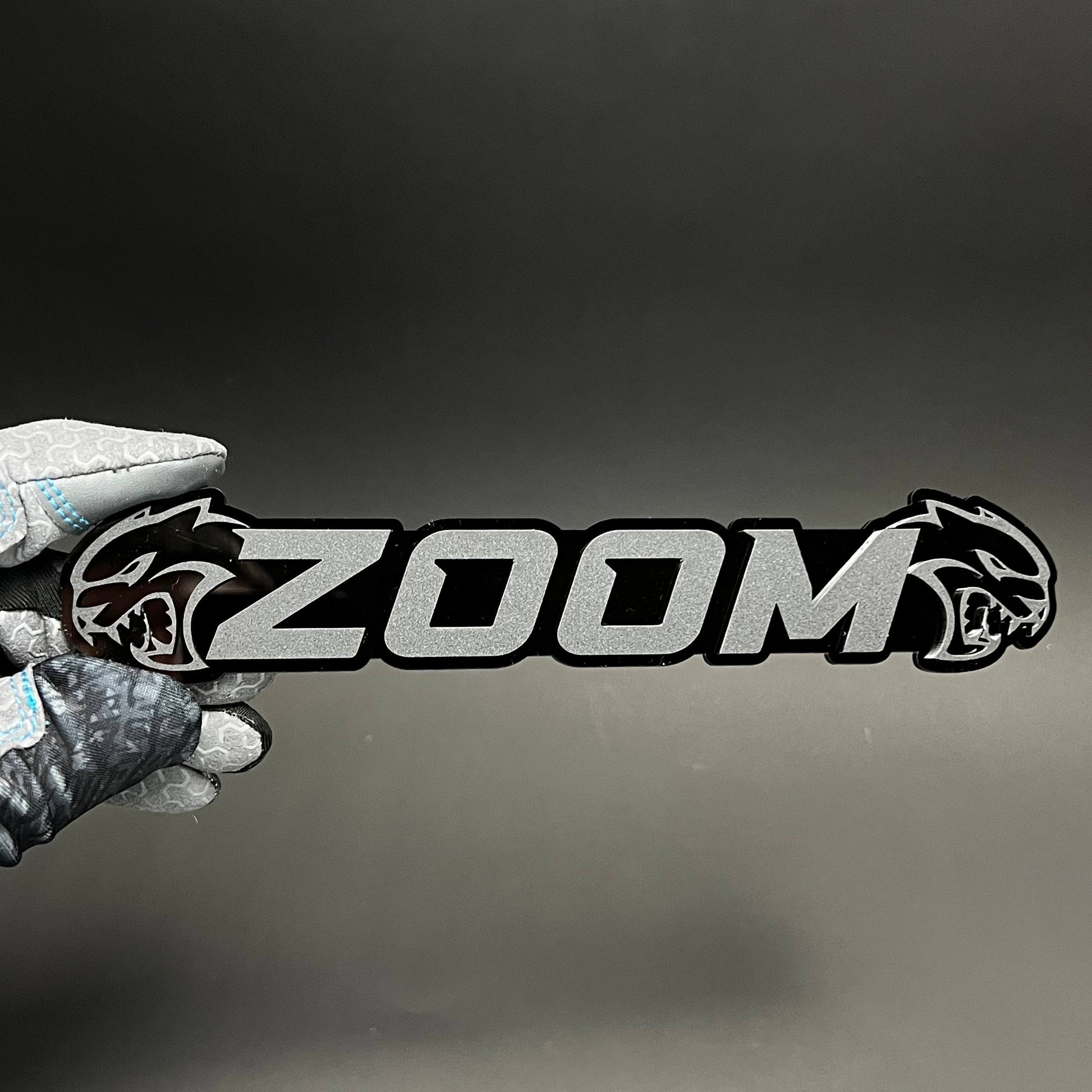 1PC ZOOM 3D Acrylic Badge - Car Truck Emblem Fender Tailgate Trunk Sticker