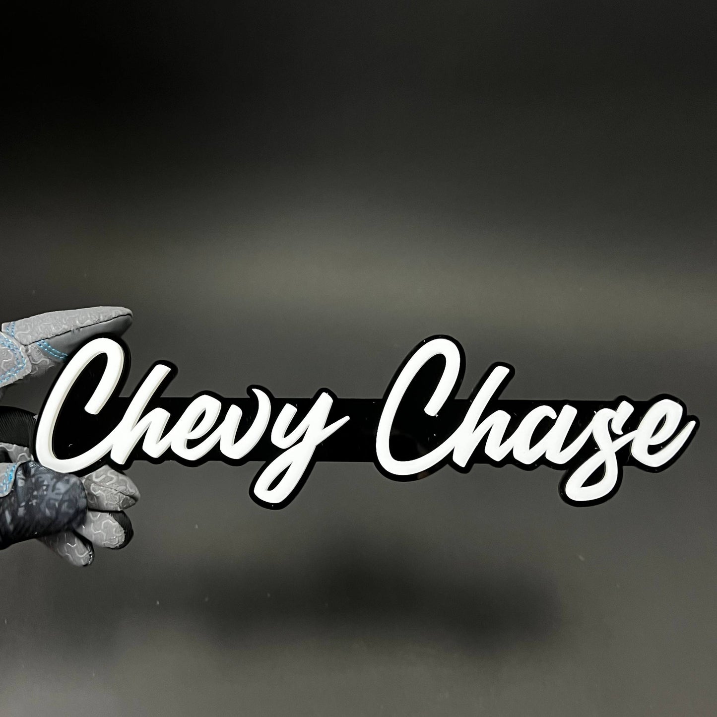 1PC Chevy Chase 3D Acrylic Badge - Car Truck Emblem Fender Sticker
