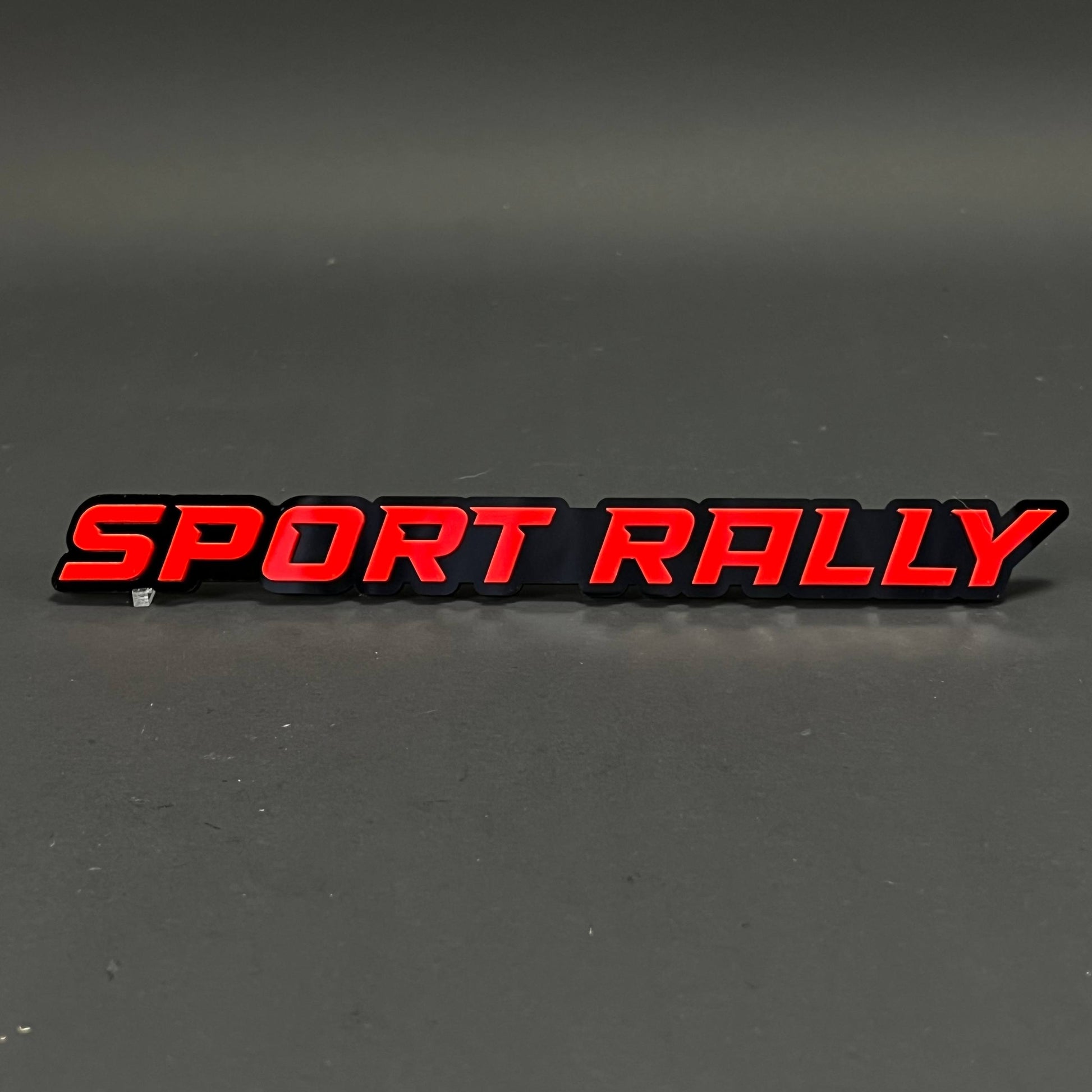1PC SPORT RALLY 3D Acrylic Badge - Car Truck Emblem Fender Sticker