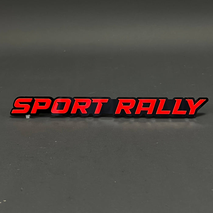 1PC SPORT RALLY 3D Acrylic Badge - Car Truck Emblem Fender Sticker