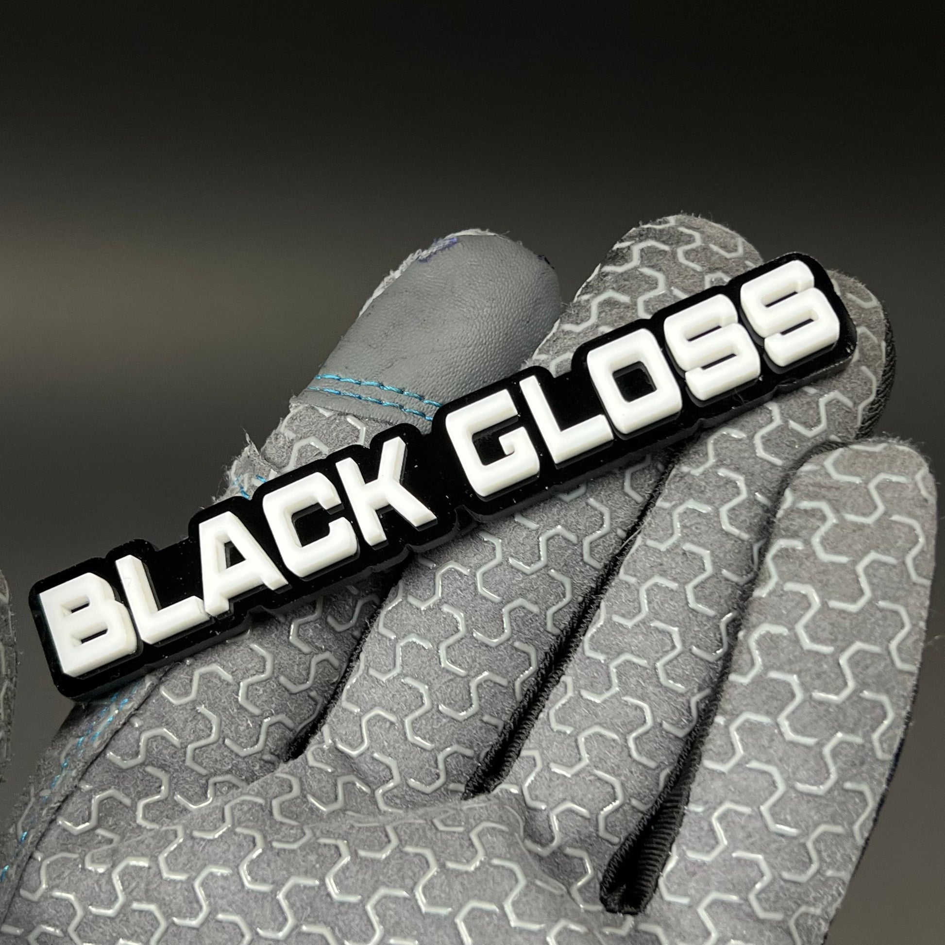 1PC BLACK GLOSS 3D Acrylic Badge - Car Truck Emblem Fender Sticker