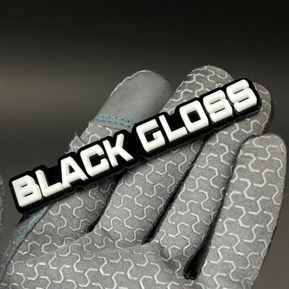 1PC BLACK GLOSS 3D Acrylic Badge - Car Truck Emblem Fender Sticker