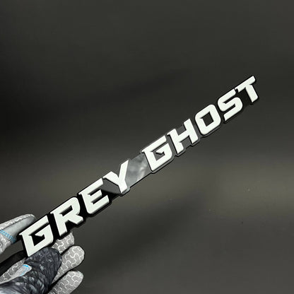 1PC GREY GHOST 3D Acrylic Badge - Car Truck Emblem Fender Tailgate Trunk Sticker
