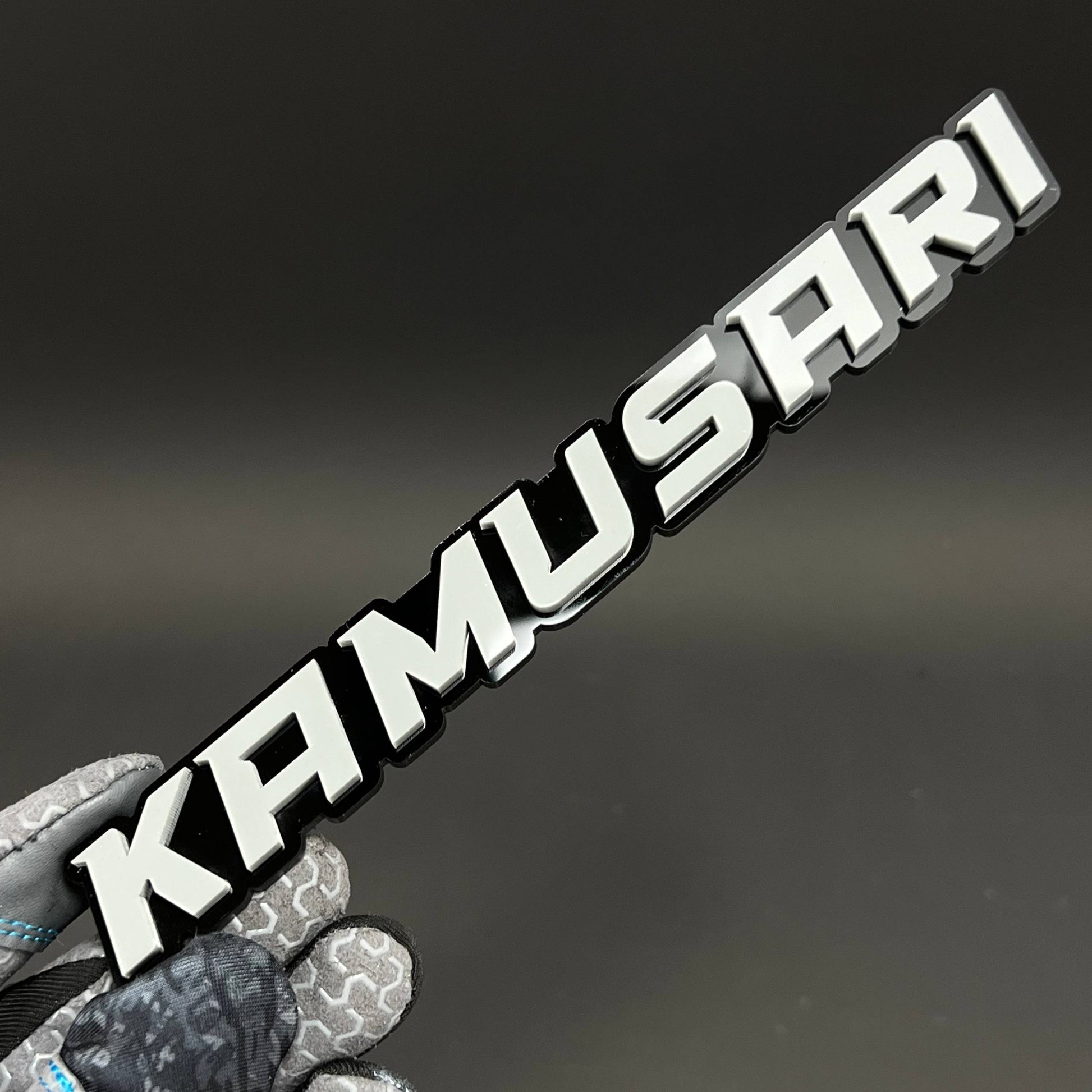 1PC KAMUSARI 3D Acrylic Badge - Car Truck Emblem Fender Tailgate Trunk Sticker