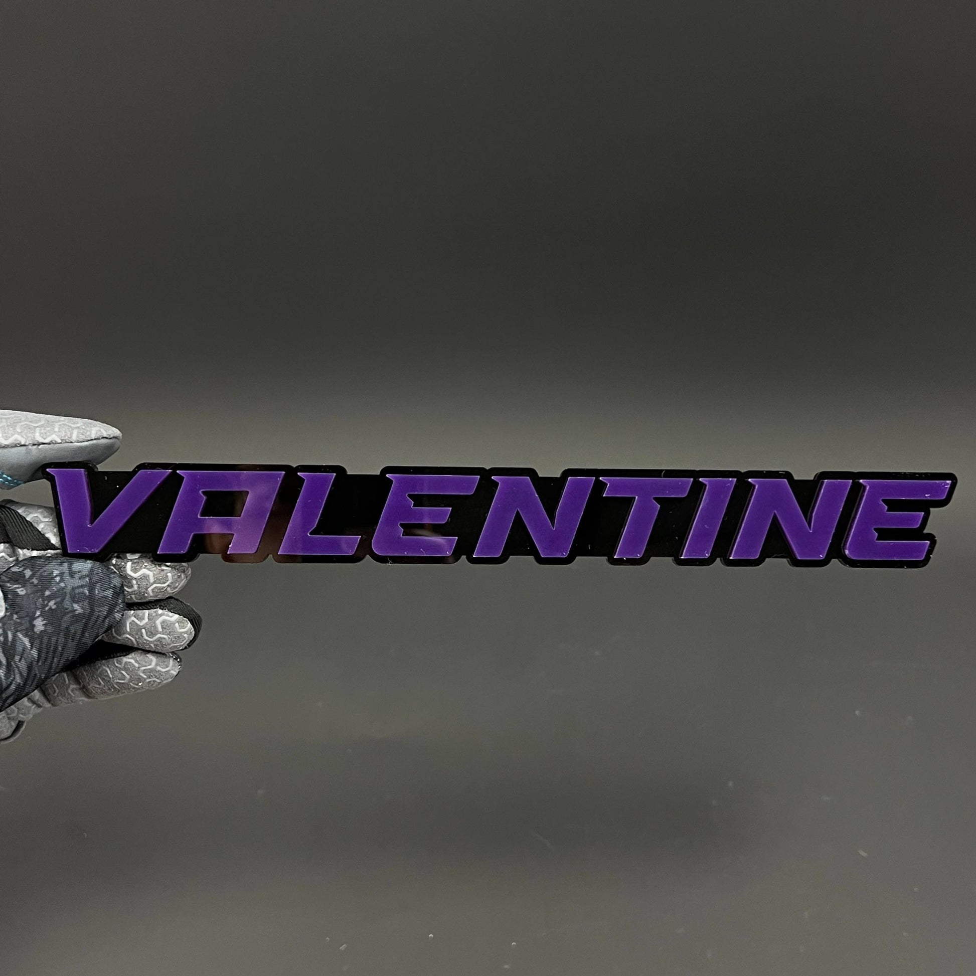 1PC VALENTINE 3D Acrylic Badge - Car Truck Emblem Fender Tailgate Trunk Sticker