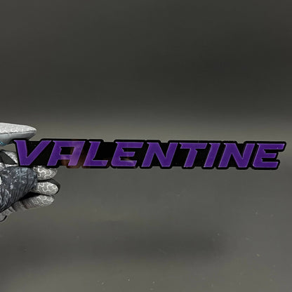 1PC VALENTINE 3D Acrylic Badge - Car Truck Emblem Fender Tailgate Trunk Sticker