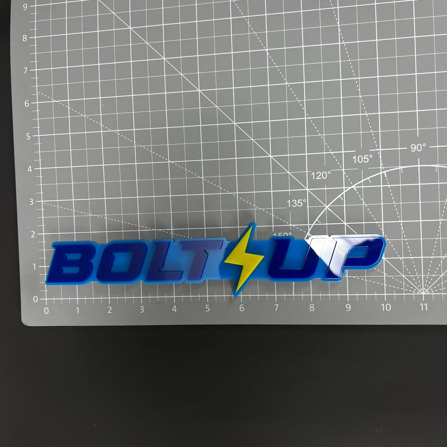 1PC BOLT UP 3D Acrylic Badge - Car Truck Emblem Fender Tailgate Trunk Sticker