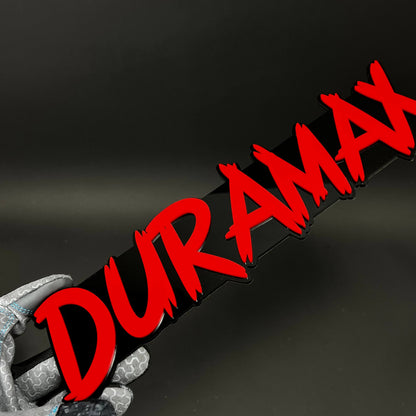 1PC DURAMAX 3D Acrylic Badge - Car Truck Emblem Fender Tailgate Trunk Sticker