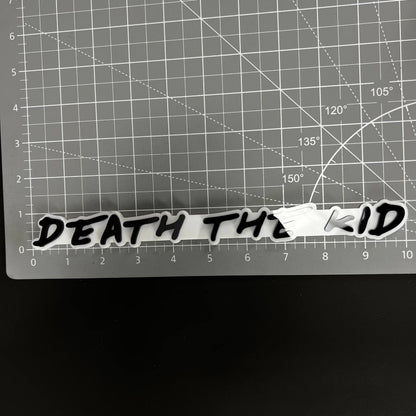 1PC DEATH THE KID 3D Acrylic Badge - Car Truck Emblem Fender Sticker
