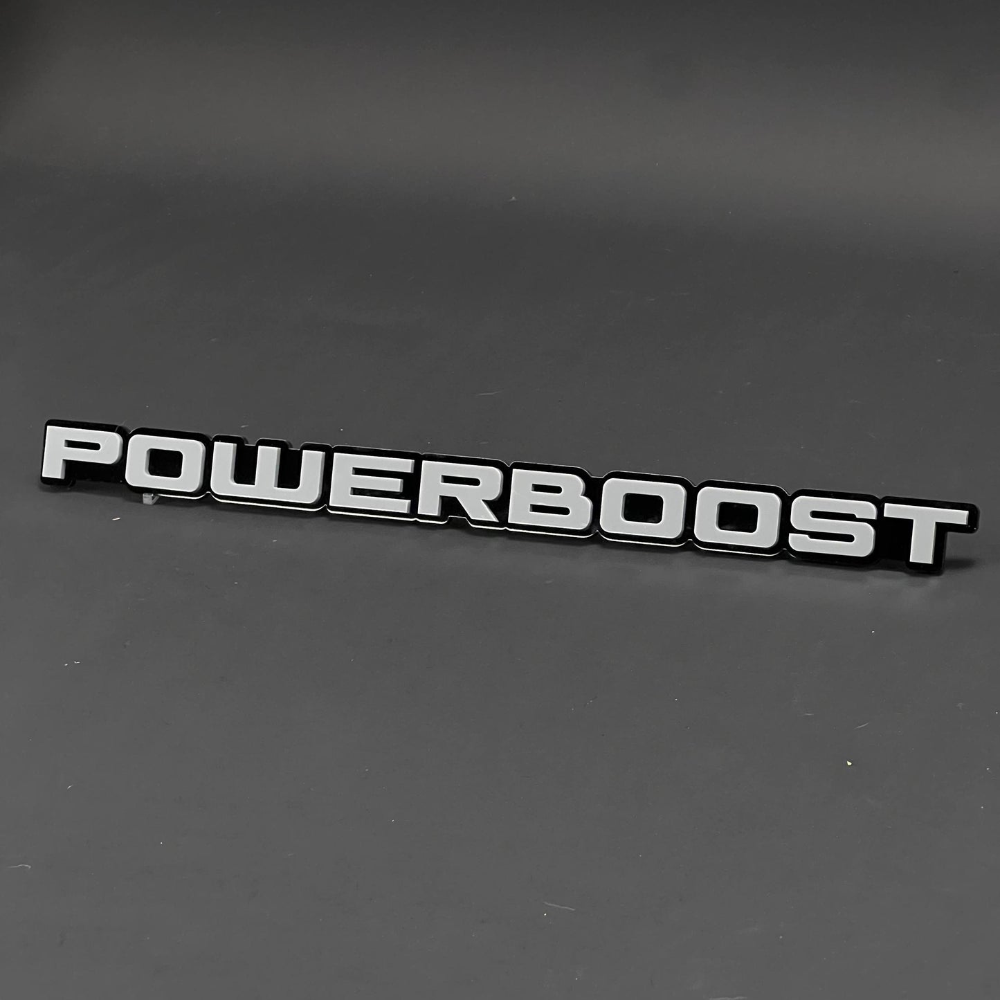 1PC POWERBOOST 3D Acrylic Badge - Car Truck Emblem Fender Tailgate Trunk Sticker